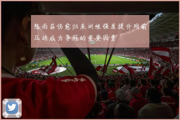 陈雨菲伤愈归来训练强度提升网前压迫成为争冠的重要因素
